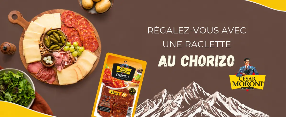 Régalez-vous avec une raclette au chorizo