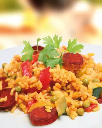 Recette de risotto au chorizo César Moroni