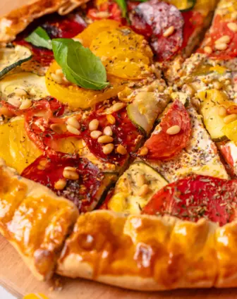Tarte fine chorizo légumes