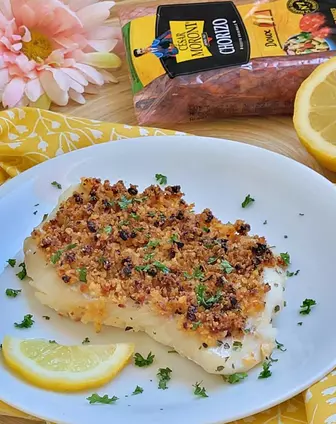Cabillaud et crumble de chorizo César Moroni